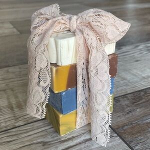 Pacha Soap Co. organic bar soap bundle of four variety 4oz. Soap bars.